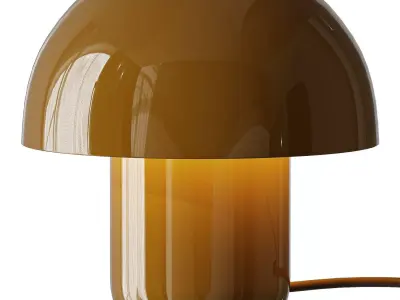 Morel Lamp in Deep Fir Green 3D model