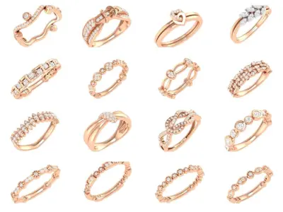 45 light wt band  3D Model Pack