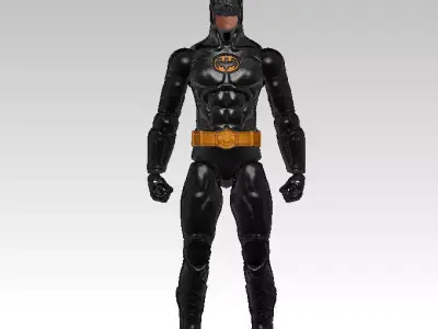 Batman Michael Keaton articulated  action figure 3D model