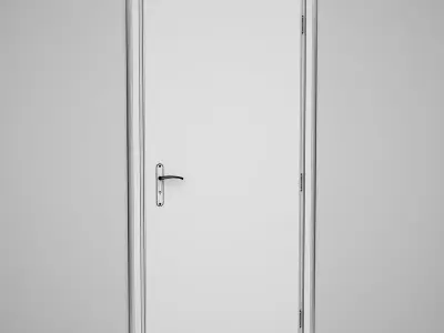 CGAxis Door 3D model 9