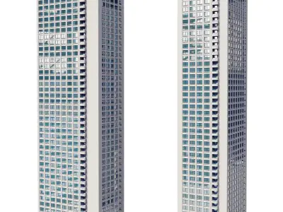 Buildings Boston Towers  3D model