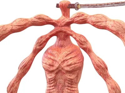 Monster Si Yuk v1 001 Low-poly 3D model