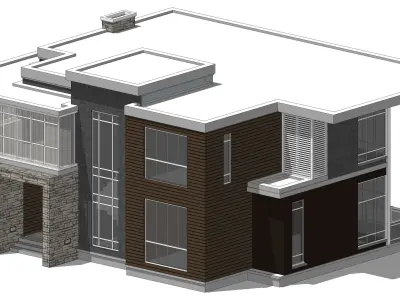 Villa D Sketchup 3D model purchase