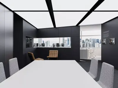 office 3D model for Corona render 3D model 3D model