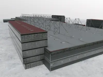 EDDF Storage 8 Low-poly 3D model