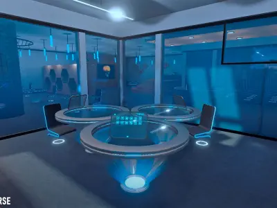 Metaverse - Workroom 3D model
