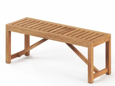 NAMMARO Table 2 chairs and bench IKEA 3D model