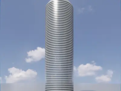Parametric Building 1b4 3D model