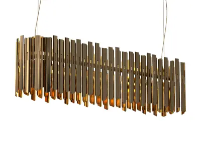 Facet Lozenge Pendant 3D model