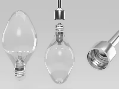 Light Bulb 3D model 3D model shop