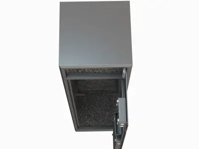 Branded 8 Gun Safe 3 PIN 3D model