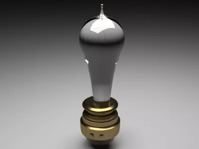 Thomas Edisons First Light Bulb 3D model