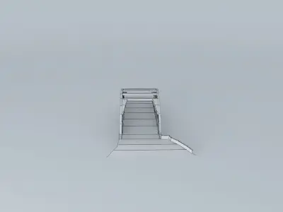 East Town screen sea bridge Free 3D model