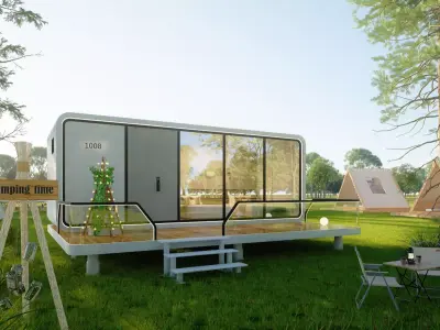 Space Cabin Homestay 3D model