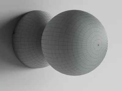 davidpompa Fiorito rock Origo white wall light scene Low-poly 3D model