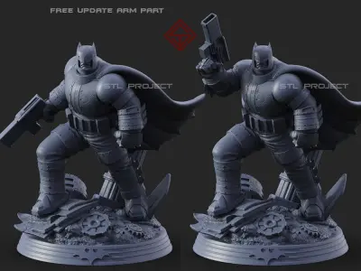 Armored Bat 3D print model