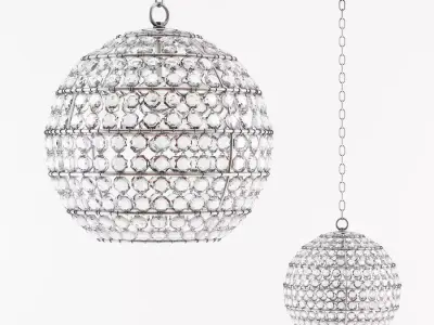 Currey and Company - Roundabout Pendant Light 3D model