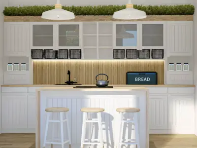 Kitchen design 3D model