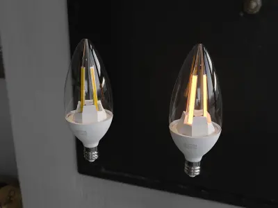 IKEA LEDARE LED Light Bulbs 3D model