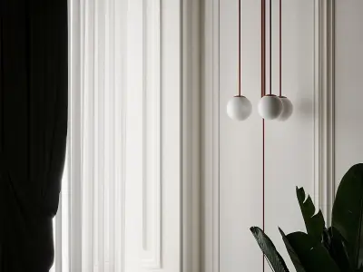 Pistil Chandelier by Michael Anastassiades 3D model