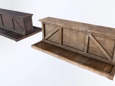 Tudor Bar Low-poly 3D model
