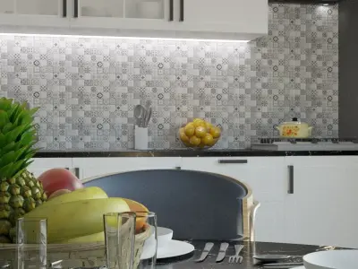 Kitchen Interior 3D model 3D model