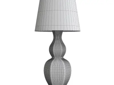 Bungalow 5 Delft Table Lamp Base Low-poly 3D model