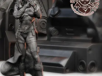 Female Character- Mercenary Natalija 3D print model