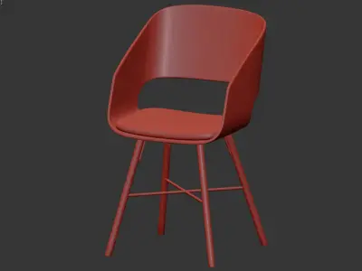 chair Luna 3D model
