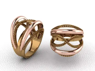 light gram ring-36 3D print model