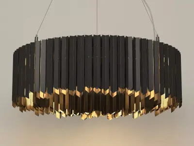 Facet Chandelier 3D model