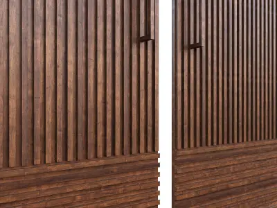 Barn door-02 3D model