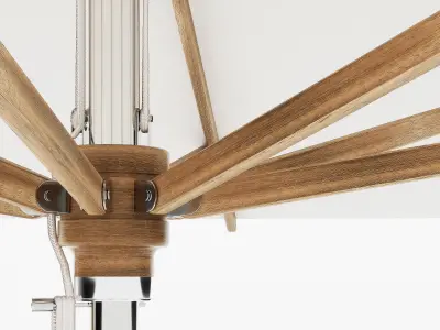 Square Parasol by Anormal 3D model