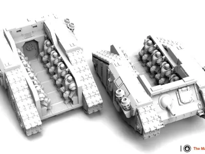 Tempest Legion - Charon Troop Transport 3D print model