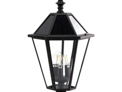 Crisler Black Light Solar Powered Lantern Head 3D model