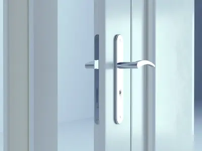 White Door 6 3D model