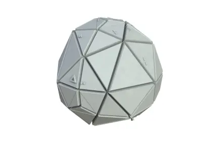 Sci Fi Object No 3552 Low Poly Low-poly 3D model