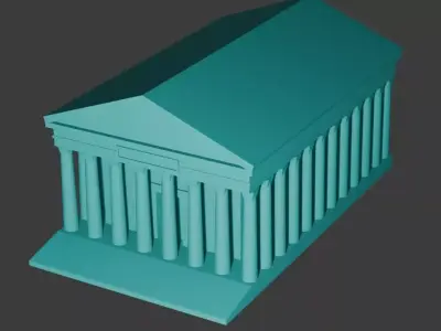 Iglesia de la Madeleine Free 3D model