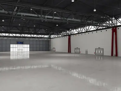 Exhibition Hall 38 3D model