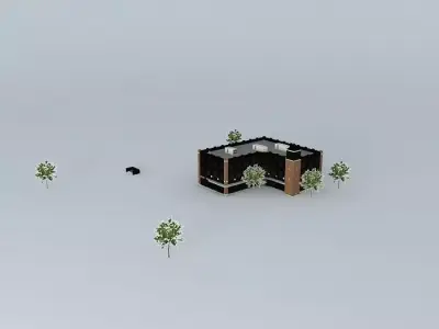 Bank Building Free 3D model