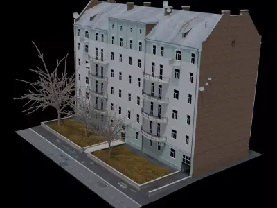 East Europian house  3D model