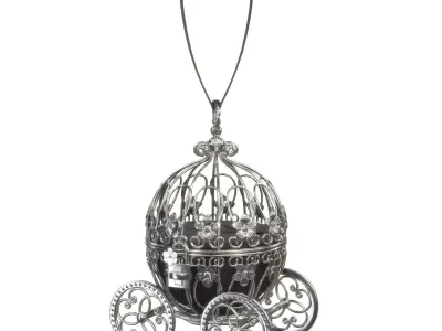 Dolce Gabbana Cinderella Carriage Bag Low-poly 3D model