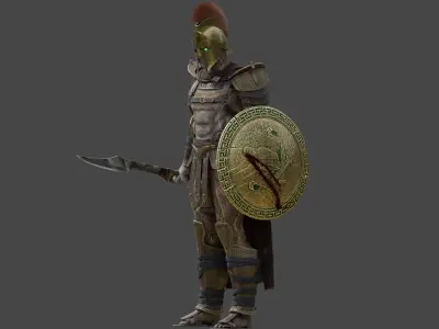 Armored Warrior Gladios 3D model