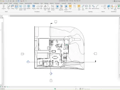 Wooden Bungalow House 3D model
