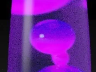 lava lamp Low-poly 3D model