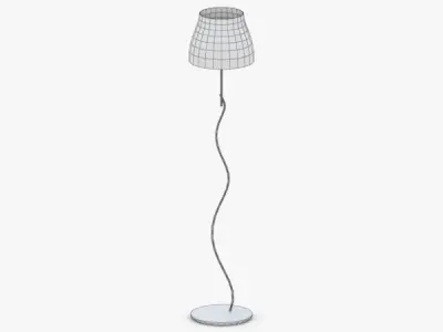 1438 - Floor Lamp Low-poly 3D model