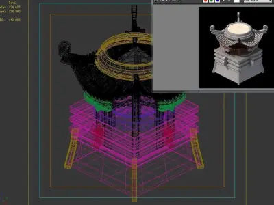 Game City - Architecture - Tower Block 3D model