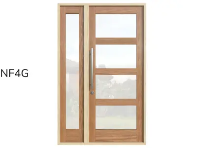 Corinthian Doors - Infinity Range Low-poly 3D model