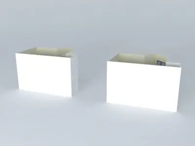 banhocliente house with windows Free 3D model