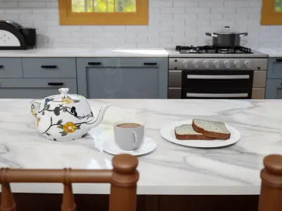 Kitchen Interior 3D model